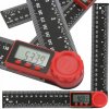 ELEKTRONICKÝ UHLOMER DIGITÁLNY UHOLNÍK 200 mm 360° STUPŇOV LCD