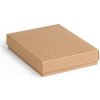 Darčeková krabička s vekom 215x155x40mm, hnedá, 10 ks