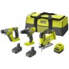 Ryobi R18DDJSSDS-220S 18V sada RCD1802 + R18JS + R18SDS + 2x baterie 2 Ah + taška