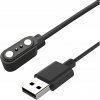 Nabíjačka magnetický kábel pre smart hodinky 2 PIN 2,84mm čierny univerzálny