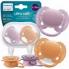 Avent Philips šidítko Ultrasoft Premium 2 ks ružová/oranžová