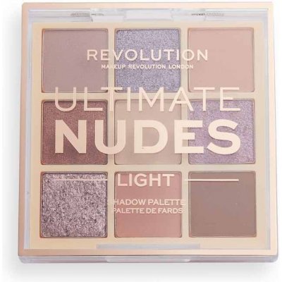 Makeup Revolution London Ultimate Nudes paletka očních stínů Light 8,1 g