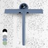 Gütewerk by blumfeldt Blaze Stierka na sprchový kút 23 cm Silikónový kryt Jadro z nehrdzavejúcej ocele Moderný dizajn (squeegee1_ab)