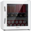 Klarstein Beersafe L Quartz, chladnička, 47 l, 2 police, sklenené panoramatické dvierka, biela (HEA-BeersafeL-quartz)