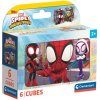 Clementoni - Obrázkové kocky - Spidey a jeho úžasní priatelia 6 kociek