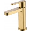 Imex ROMA stojanková umývadlová batéria kartáčované zlato BDR001-1OC
