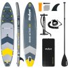 Paddleboard REBEL ACTIVE 350x81x15cm, nafukovací, sada, SIVÝ