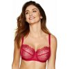 Čipkovaná podprsenka Pamela červená 70B