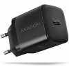 AXAGON ACU-PD20, nabíječka do sítě 20W, 1x port USB-C, PD3.0/PPS/QC4+/AFC/Apple, černá (ACU-PD20)