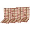 Doppler CLASSIC 9017 vysoký - set 4 ks - podušky na stoličky a kreslá