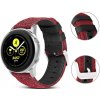 AC mobile Sportovní koženo-nylonový pásek na chytré hodinky - 20mm Barva: Červená