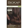 BIOKAP Nutricolor Delicato RAPID Farba na vlasy Gaštanová hnedá 5.05