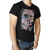 Tričko metal HYBRIS Lynyrd Skynyrd Live Free Čierna