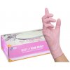 Nitras Nitrilové rukavice PINK 100 ks S 7