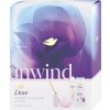 DOVE darčeková kazeta Unwind (Dove sprchový gél Antistress 225ml + deodorant v spreji Soft feel 150ml + krémová tableta Relaxing beauty 90g + vonný difuzér)