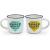 Legami espresso hrnčeky pre dvoch - SUPER MUMMY AND SUPER DADDY