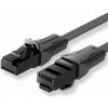 Vention Flat Cat.6 UTP Patch Cable 30m Black IBABT