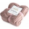 EUROFIRANY Obojstranná deka TEDY 150 x 200 cm ružová