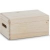 Zeller Drevený úložný box s vekom 30 x 20 cm borovicové drevo