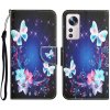 Peňaženkové 3D puzdro COLORED na Xiaomi 12 Lite – Motýľ