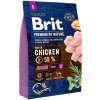 Brit Premium by Nature granuly Junior S kuracie 3 kg