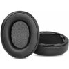 Náhradné náušníky pre slúchadlá Audio Technica ATH-SR50, SR50BT - Čierne, kožené