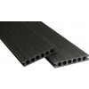 WPC Terasové dosky tmavo šedá 2200x138x23 mm, Koextrúzia