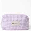 MKLozkoviny.sk Vaflová kozmetická taštička lila - hranatá menšia
