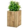 ZOWN Atrium drevený kvetináč, 40 x 40 x 60 cm, 25 l A446