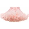 Detská dolly sukňa, púdrovo ružová