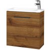 Dreja Skrinka pod umývadlo HOST SZD 50 - D27 Cognac / Úchytka T06 / D27 Cognac / Pravé