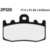 NISSI BRAKE PADS 2P-329ST SINTER METAL