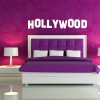 Sablio Samolepka na stenu: nápis Hollywood - 150x25 cm