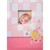 Album pre 200 fotiek 10x15 Baby checker ružový