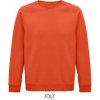 SOL´S SPACE / Unisex bio raglánová mikina - burnt orange L