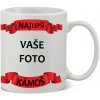 FOTOpošta Hrnček s fotkou rámik NAJLEPŠÍ KÁMOŠ 350 ml
