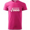 Narodeniny odmocniny 60 - Klasické pánske tričko vyššej gramáže - XS ( Purpurová )