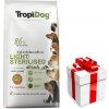 TROPIDOG Premium light/sterilizovaný 12 kg + prekvapenie pre vášho psa ZDARMA