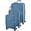 Cestovné kufre set 3ks March Gotthard S, M, L 220 L modrá