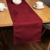 Biante Behúň na stôl/imitácia brúsenej kože Alcantara ALC-018 Vínovo červený 45x140 cm