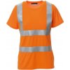 PAYPER AVENUE LADY FLUORESCENT 001483-0028 / Dámske tričko s reflexnými pruhmi - oranžová L