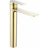 Umývadlová batéria REA STORM - zlatá, vysoká