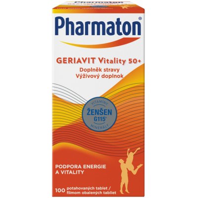 Pharmaton Geriavit Vitality 50+ 100 kapsúl