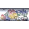 Shocart Slovensko administratívna mapa 1: 460 000 lamino+ lišta