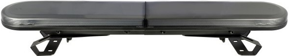 KAMAR Výstražný LED maják 63W, 2400lm, R65, R10, 12/24V, 6 módov, TMAVÝ [BLK0056]