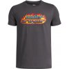 Chlapčenské tričko Under Armour, FLAME WSS tmavo sivá,Mix, L