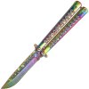 TFT Balisong BTF10-Skull rainbow 10cm