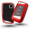 Luxria Car Key Case I - Ochranný obal pre klúče značky VW, Skoda, Seat (2) Farba: Červená