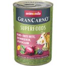 Animonda GranCarno Superfoods Hovädzie + červená repa černice a púpava 400 g