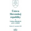 Ústava Slovenskej republiky a Listina základných práv a slobôd platná od 1. septembra 2022 - autor neuvedený